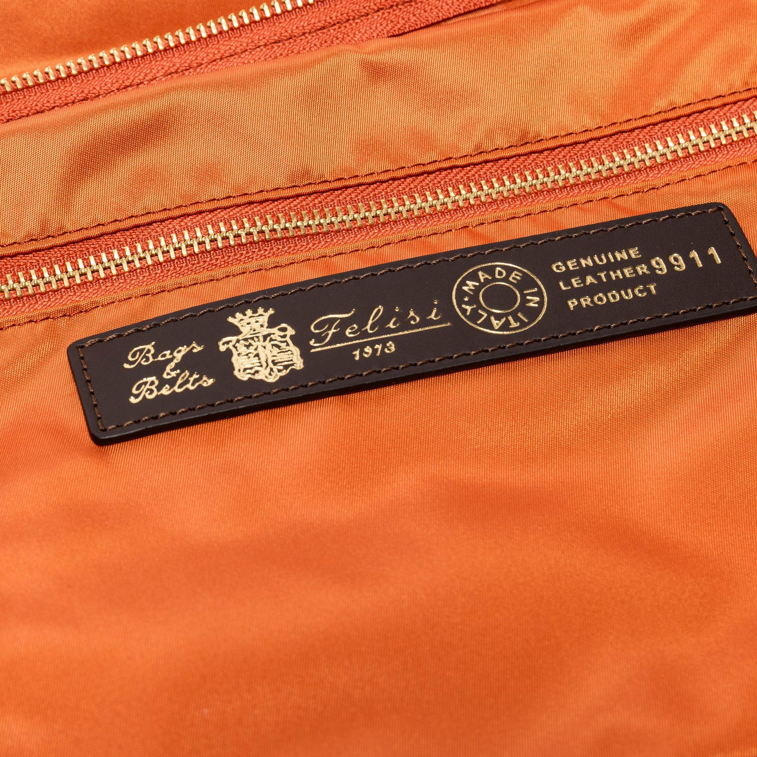 Bag "Foldable Shopping" made from Felisi Nylon and Saddle Leather - handmade